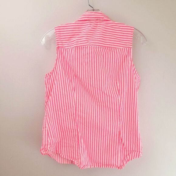 J CREW bundle (x2) preppy sleeveless tank button down shirts - Picture 8 of 11